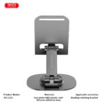 XO C151 Μεταλλική  360° Περιστρεφόμενη Επιτραπέζια Βάση Κινητού - Image 5
