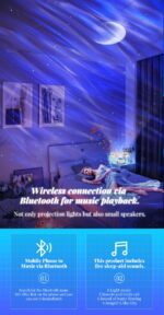 XO YH12 Λάμπα Προβολής Βόρειο Σέλας +Ηχείο - Image 7