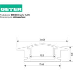 Geyer Τερματικό κάλυμμα για προφίλ αλουμινίου 019