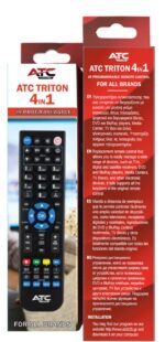 ATC TRITON Προγραμματιζόμενο Τηλεχειριστήριο 4 σε 1 Universal με IR - Image 2