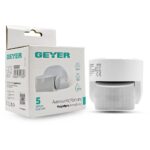 Geyer Επίτοιχος ανιχνευτής κίνησης IR 600W 180° 12m IP65 λευκός - Image 2
