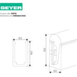Geyer Ταινία LED Neon 14.4W 24V μπλε 1400lm IP67 6x13mm