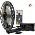 Geyer LED Strip KIT 14.4W 12V RGB IP20 3m + RGB Controller + Driver - Image 2