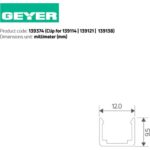 Geyer Clips and End caps για Neon LED 10x10mm - Image 3