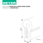 Geyer Clips and End caps για Neon LED 10x23mm - Image 2