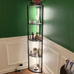 ΦΩΤΙΣΤΙΚΟ LED ΚΑΙ ΡΑΦΙΕΡΑ ΔΑΠΕΔΟΥ HOUSTON BLACK