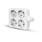 Geyer Τετράγωνο πολύπριζο 4 θέσεων