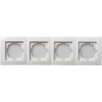 Geyer Λευκό πλαίσιο τετραπλό