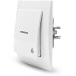 Geyer Λευκό μπουτόν με ενδεικτική λυχνία - Image 2