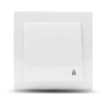 Geyer Λευκό μπουτόν κουδουνιού 12V-220V