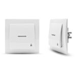 Geyer Λευκό μπουτόν κουδουνιού με ενδεικτική λυχνία 12V - Image 2