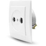 Geyer Λευκή πρίζα TV-Radio διελεύσεως - Image 3