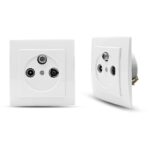 Geyer Λευκή πρίζα TV-Radio-SAT τερματική - Image 3