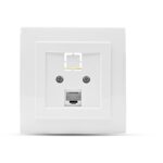 Geyer Λευκή πρίζα δικτύου CAT6 - Image 2
