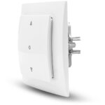 Geyer Λευκός διακόπτης ρολλών μονός - Image 2