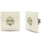 Geyer Μπεζ σούκο πρίζα με προστασία - Image 2