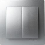 Geyer Ασημί διακόπτης Κ/Ρ