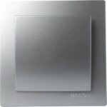 Geyer Ασημί διακόπτης μεσαίος Α/Ρ