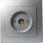 Geyer Πρίζα TV τερματική ασημί