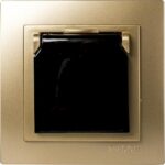 Geyer Σατινέ πρίζα σούκο με προστασία και καπάκι - Image 2