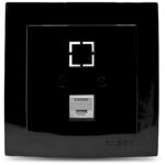 Geyer Μαύρη πρίζα δικτύου CAT6 - Image 2