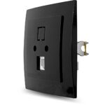 Geyer Μαύρη πρίζα δικτύου CAT5