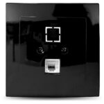 Geyer Μαύρη πρίζα δικτύου CAT5 - Image 3