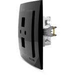 Geyer Μαύρη πρίζα δικτύου CAT5 διπλή