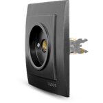 Geyer Μαύρη ματ πρίζα TV διελεύσεως - Image 2