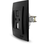 Geyer Μαύρη ματ πρίζα τηλεφώνου - Image 2