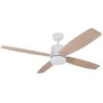 Redpoint "SIMONE" ΑΝΕΜΙΣΤΗΡΑΣ ΟΡΟΦΗΣ ΛΕΥΚΟΣ - ΞΥΛΟ 48" 70W REMOTE + 18W LED LIGHT 3 CCT