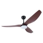 Redpoint ΑΝΕΜΙΣΤΗΡΑΣ ΟΡΟΦΗΣ "AURA" ΚΑΦΕ-ΞΥΛΟ 52" DC35W REMOTE+18W LED LIGHT 3 CCT