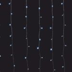 Redpoint 480 LED ΚΟΥΡΤΙΝΑ ΕΠΕΚΤΕΙΝΟΜΕΝΗ, ΔΙΑΦΑΝΟ ΚΑΛΩΔΙΟ, ΨΥΧΡΟ ΛΕΥΚΟ - Image 2