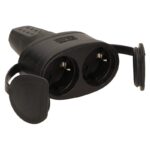 Redpoint 13117 ΦΙΣ ΔΙΠΛΟ ΣΟΥΚΟ ΘΗΛΥΚΟ ΣΤΕΓΑΝΟ IP44 ΜΑΥΡΟ ORNO - Image 5