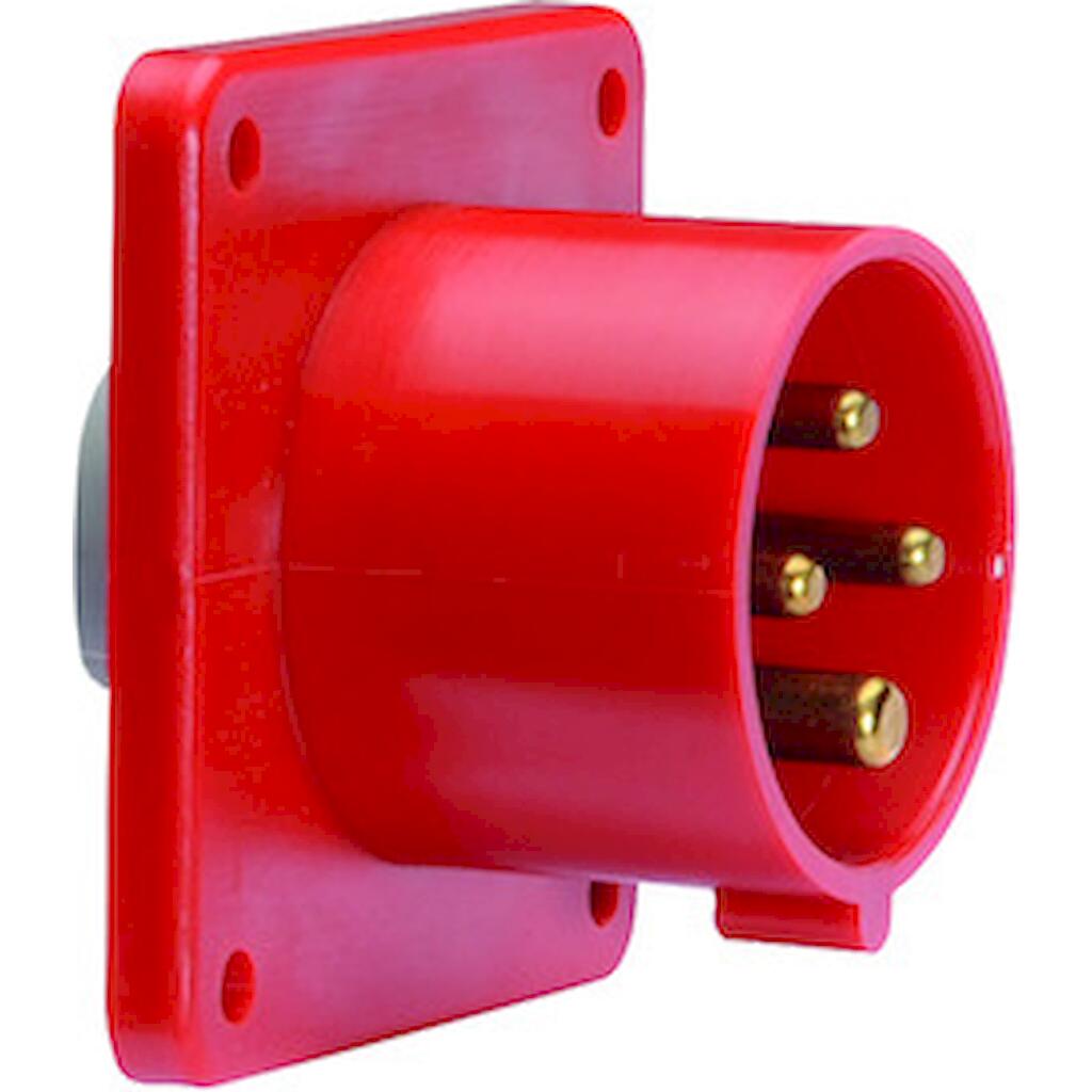 2831_4 Geyer Ρευματοδέκτης χωνευτός φλάντζας 4x16A - Image 1