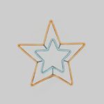 Redpoint ΝΕΟΝ ΔΙΠΛΟ ΑΣΤΕΡΙ ΜΕ 8 ΠΡΟΓΡΑΜΜΑΤΑ 220V 120L/M 55x55 IP44 ΘΕΡΜΟ-ΨΥΧΡΟ