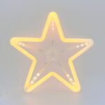 Redpoint ΑΣΤΕΡΙ ΜΕ METEOR LIGHT 220V 30x30 IP44 ΚΙΤΡΙΝΟ-ΨΥΧΡΟ