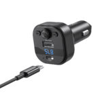 XO BCC18 Smart Bluetooth MP3 Charger Car 3A + Type-C Σετ - Image 2