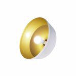 Redpoint "ANDI" ΛΕΥΚΟ/ΧΡΥΣΟ ΦΩΤΙΣΤΙΚΟ ΟΡΟΦΗΣ ΚΡΕΜΑΣΤΟ 1xE27 (Made In P.R.C) - Image 2