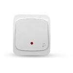 Geyer Επίτοιχο μπουτόν κουδουνιού με ενδεικτική λυχνία IP44 λευκό - Image 4