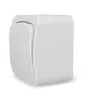 Geyer Επίτοιχος διακόπτης διπλός Α/Ρ IP44 λευκός - Image 4