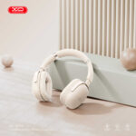 XO BE42 Scarlet Μεταλλικά Αναδιπλούμενα Ακουστικά Bluetooth (Μπεζ) - Image 4