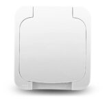 Geyer Επίτοιχη πρίζα σούκο IP44 λευκή