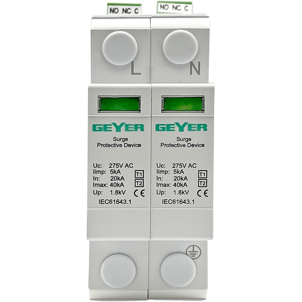 500759_3 Geyer Αντικεραυνικό AC 1P+Ν τύπος Τ1 +Τ2 - Image 1