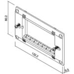 Geyer Πλαίσιο στήριξης 4 θέσεων μαύρο - Image 2