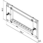 Geyer Πλαίσιο στήριξης 5 θέσεων μαύρο - Image 2