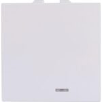 Geyer Διακόπτης απλός με ενδεικτική λυχνία 2 θέσεων Λευκός 10ΑΧ 250V