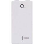 Geyer Διακόπτης διπολικός (0-1) με ενδεικτική λυχνία 1 θέσης Λευκός 10ΑΧ 250V