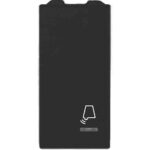 Geyer Μπουτόν κουδουνιού με ενδεικτική λυχνία 1 θέσης Μαύρο 10ΑΧ250V