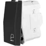 Geyer Μπουτόν κουδουνιού με ενδεικτική λυχνία 1 θέσης Μαύρο 10ΑΧ250V - Image 2